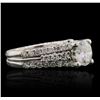 Image 1 : 14KT White Gold 1.87 ctw Diamond Ring