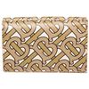 Image 1 : Burberry Beige Leather TB Double Flap Wallet
