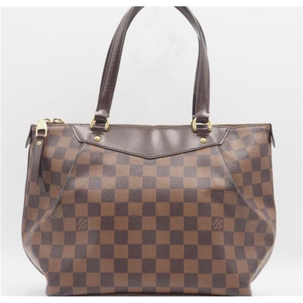 Louis Vuitton Damier Ebene Canvas Leather Westminster PM Shoulder Bag