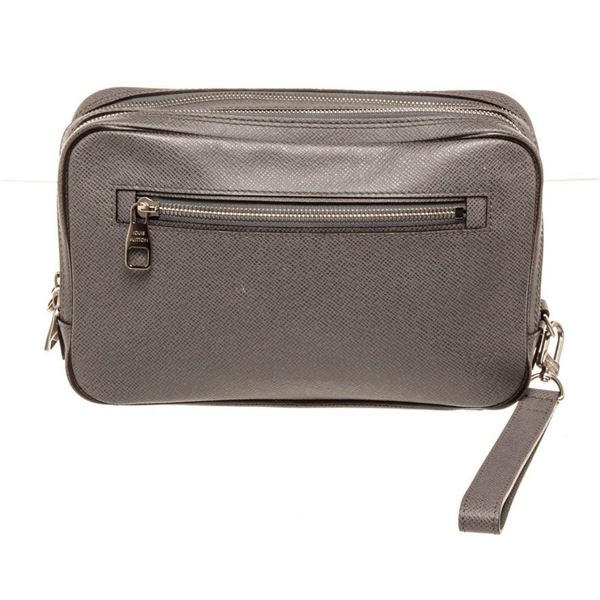 Louis Vuitton Grey Taiga Leather Neo Pavel Clutch Bag