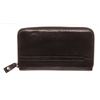 Image 1 : Bvlgari Black Leather Zip Around Wallet