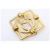 Image 4 : Chanel Gold-tone CC Square Brooch