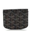 Image 2 : Goyard Black Goyardine Coated Canvas and Leather Flap Coin Purse