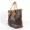 Image 4 : Louis Vuitton Brown Monogram Canvas Leather Palermo GM Shoulder Bag