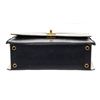 Image 2 : Chanel Navy White Lambskin Two Tone Flap Shoulder Bag