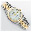Image 3 : Rolex Mens 2 Tone MOP Diamond Lugs 36MM Datejust Wristwatch