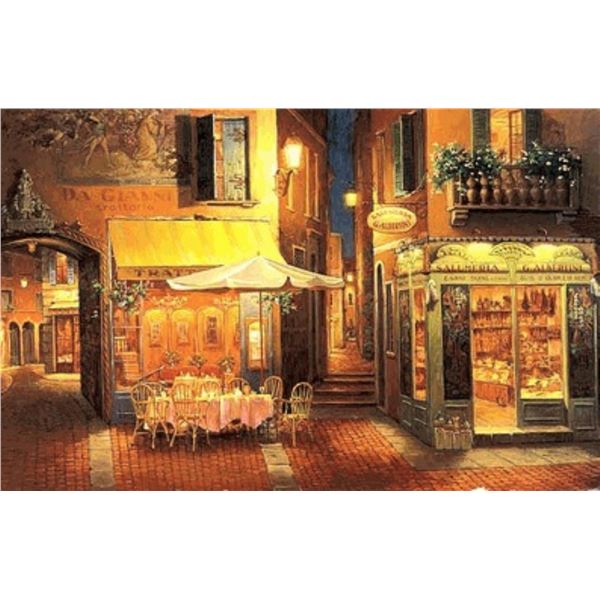 Evening in Verona by Viktor Shvaiko on canvas