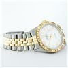 Image 4 : Rolex Mens 2 Tone MOP Roman Pyramid Diamond Bezel Datejust Wristwatch