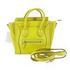 Image 1 : Celine Yellow Calfskin Luggage Nano Shopper 2Way Shoulder Bag