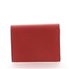 Image 3 : Celine Trotteur Flap Wallet Leather Small Red