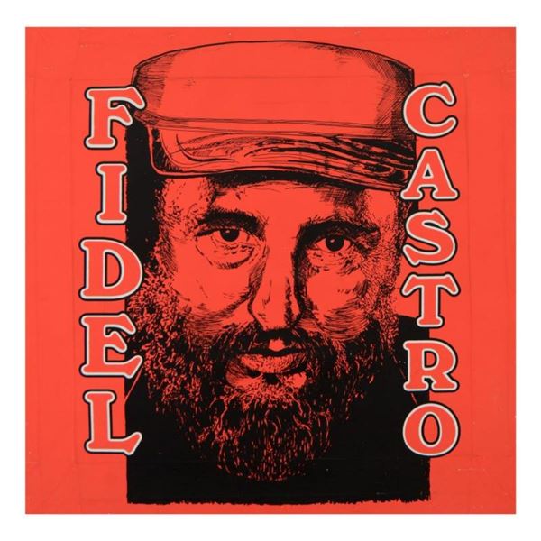 Fidel Castro by Steve Kaufman (1960-2010)