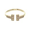 Image 1 : Tiffany & Co Gold T Wire Diamond Ring