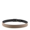 Image 2 : Hermes A Cheval Reversible Belt Leather Thin Gray