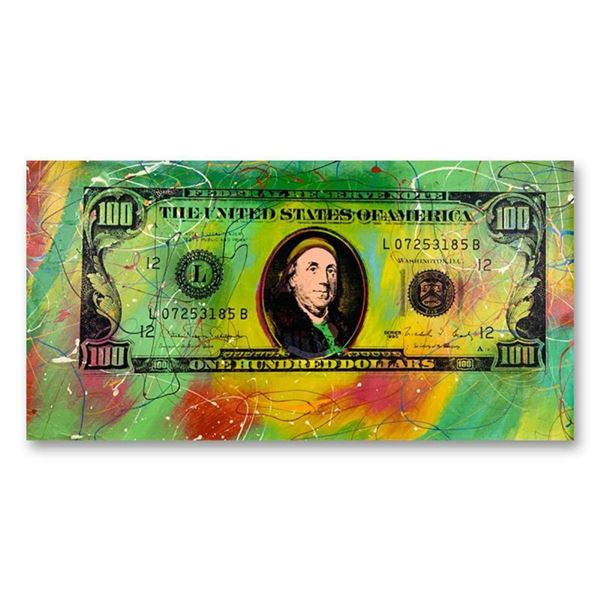 100 Dollar Old Ben Bill by Steve Kaufman (1960-2010)