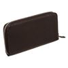 Image 3 : Fendi Dark Brown Salleria Leather Zip Around Wallet