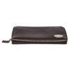 Image 4 : Fendi Dark Brown Salleria Leather Zip Around Wallet