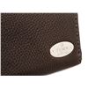Image 5 : Fendi Dark Brown Salleria Leather Zip Around Wallet