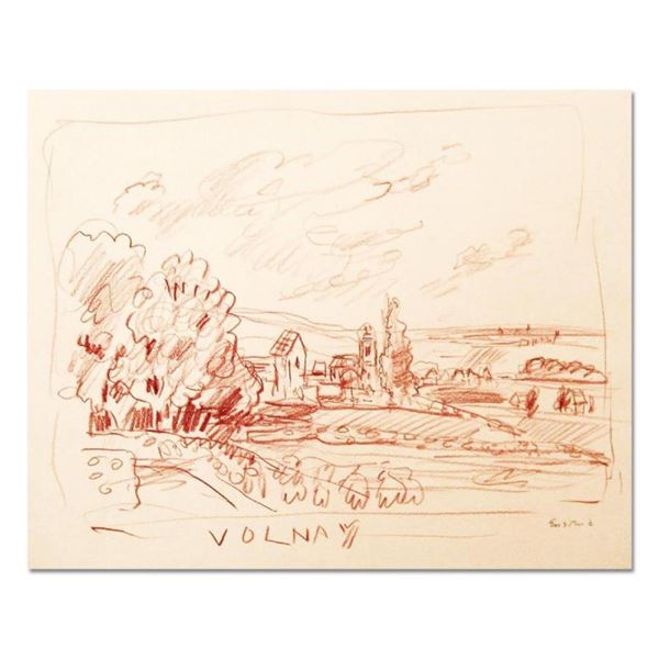 View of Volnay, Burgundy by Ensrud Original