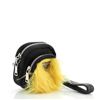 Image 1 : Prada Cargo Wristlet Pouch Tessuto and Mohair Mini Black, Yellow