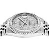 Image 4 : Rolex Mens SS Meteorite Diamond Princess Cut 36MM Wristwatch