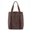 Image 1 : Louis Vuitton Damier Ebene Canvas Leather Cabas Beaubourg Tote Bag