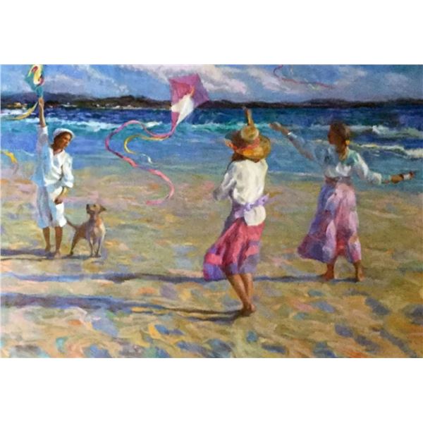 Kite Festival by Don Hatfield on paper