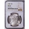 Image 1 : 1884 $1 American Silver Eagle Dollar Coin NGC MS64