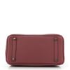 Image 3 : Hermes Pink Clemence Leather Palladium Hardware Birkin handbag