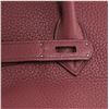 Image 7 : Hermes Pink Clemence Leather Palladium Hardware Birkin handbag