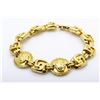 Image 1 : Versace Vintage Gold-tone Medusa Medallion Bracelet