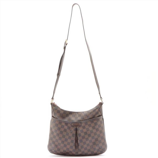 Louis Vuitton Damier Ebene Canvas Leather Bloomsbury PM Crossbody Bag