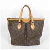 Image 1 : Louis Vuitton Brown Monogram Canvas Leather Palermo PM Shoulder Bag