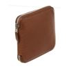 Image 2 : Hermes Brown Leather Folding Silky Wallet