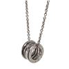Image 4 : Bvlgari Silver B.Zero 1 Pendant Necklace