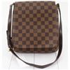 Image 1 : Louis Vuitton Damier Ebene Canvas Leather Musette Salsa Short Strap PM Bag