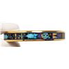 Image 5 : Hermes Blue Gold Print Enamel Bangle Bracelet