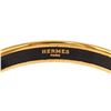 Image 6 : Hermes Blue Gold Print Enamel Bangle Bracelet