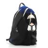 Image 1 : Fendi Karlito Backpack Nylon with Fur Large Black, Blue, White