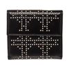 Image 1 : Christian Dior Black Lambskin Leather Cannage Studded Bifold Wallet
