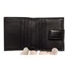 Image 5 : Christian Dior Black Lambskin Leather Cannage Studded Bifold Wallet