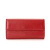 Image 1 : Louis Vuitton Red Epi Leather Carmine Sarah Wallet