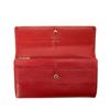 Image 7 : Louis Vuitton Red Epi Leather Carmine Sarah Wallet