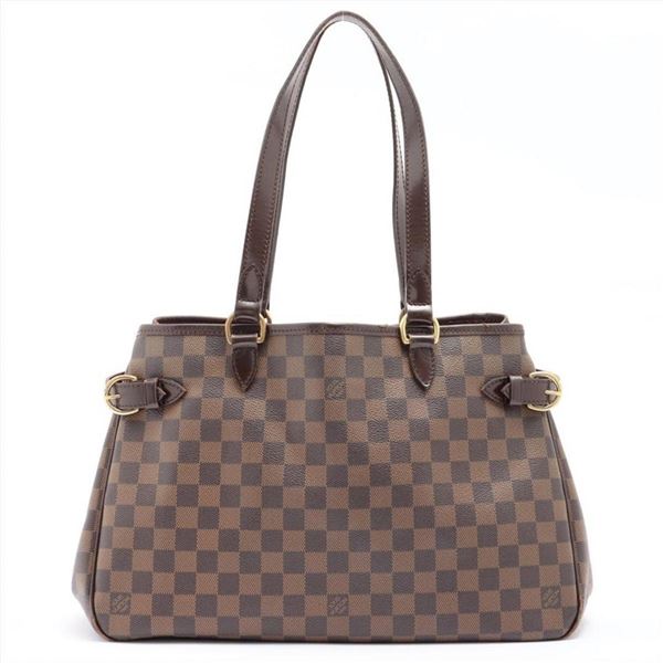 Louis Vuitton Damier Ebene Canvas Leather Batignolles Horizontal Bag