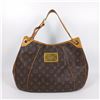 Image 1 : Louis Vuitton Brown Monogram Canvas Leather Galliera PM Hobo Bag