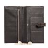 Image 6 : Hermes Black Alligator Leather Bearn Wallet