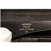 Image 8 : Hermes Black Alligator Leather Bearn Wallet