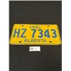 Image 1 : 1961 Alberta License Plate