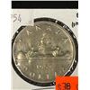 Image 2 : 1954 Canadian Silver Dollar