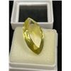 Image 2 : Lemon Topaz 13.93 ct. 24.15 x 12.55 x 7.37 mm Marquise Cut -VVS- Eye Clean - Brazil Untreated