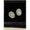Image 2 : Rainbow Moonstone 5.24 ct. Aprox 9 x 7 x 4.5 mm Oval Chabochons - Brazil- Untreated